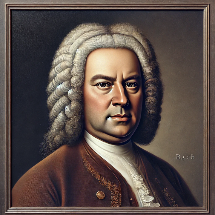 Johann Sebastian Bach 作品集 Textausgabe Johann Sebastian Bach Print - 1685-1750 Composer. Art Prints
